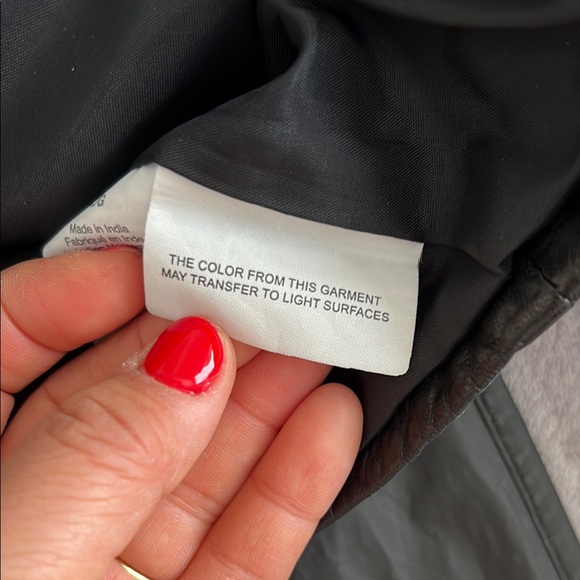 Madewell Black Leather Jacket with Silver Zippers - Picture 14 of 16